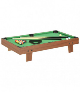 3 Feet Mini Pool Table 92x52x19 cm Brown and Green