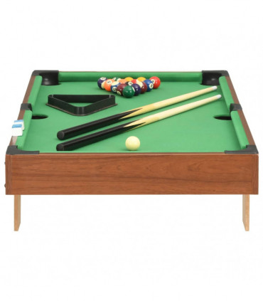 3 Feet Mini Pool Table 92x52x19 cm Brown and Green