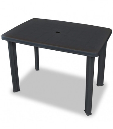 3 Piece Bistro Set Plastic Anthracite