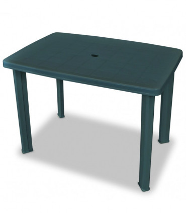 3 Piece Bistro Set Plastic Green