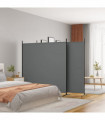 3-Panel Room Divider Anthracite 525x180 cm Fabric