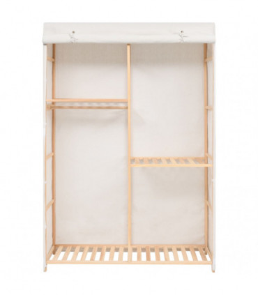 3-Tier Clothes Wardrobe 110x40x170 cm