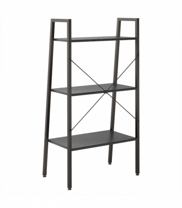 3-Tier Standing Shelf Black 56x35x108 cm