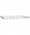 32-Panel Dog Playpen Black 100x50 cm Powder-coated Steel