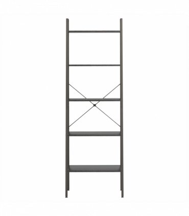 5-Tier Standing Shelf Black 56x35x174 cm