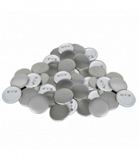 500 pcs PinBack Button Parts 25 mm
