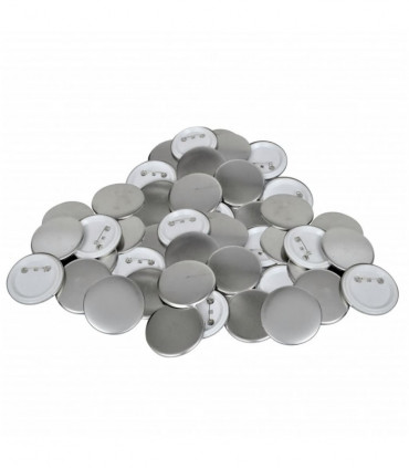 500 pcs PinBack Button Parts 25 mm