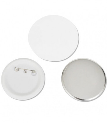 500 pcs PinBack Button Parts 44 mm