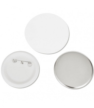 500 pcs Pinback Button Parts 58 mm