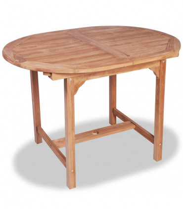 7 Piece Outdoor Dining Set Solid Teak Wood