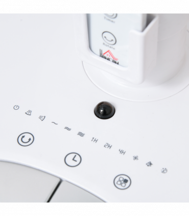 Air Circulator Fan 3 Speed 3 Mode, Oscillation Tilt, Height Adjust Black/White