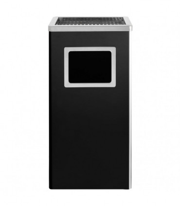 Ashtray Dustbin Hotel 45 L Steel Black
