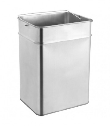 Ashtray Dustbin Hotel 45 L Steel Black
