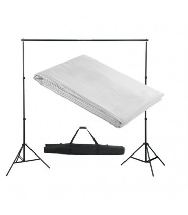 Backdrop Support System 300 x 300 cm White