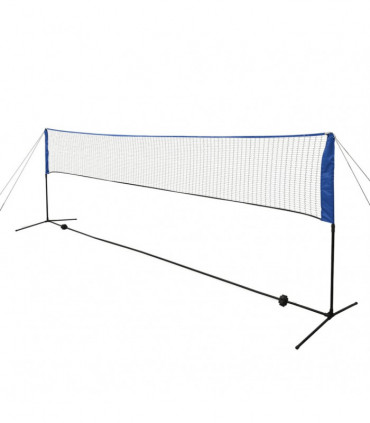 Badminton Net Set with Shuttlecocks 500x155 cm