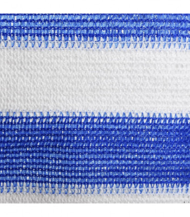Balcony Screen Blue and White 90x300 cm HDPE