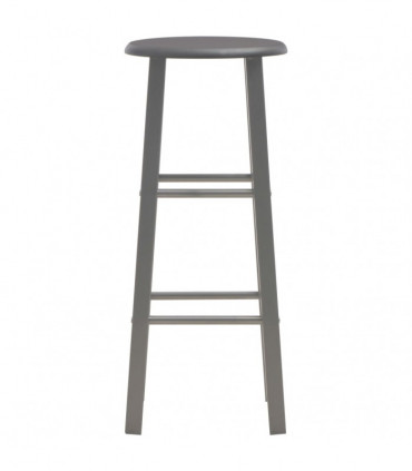 Bar Stools 2 pcs Anthracite MDF