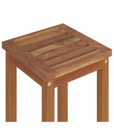 Bar Stools 8 pcs Solid Wood Acacia