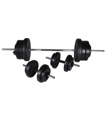 Barbell + 2 Dumbbell Set 60.5kg