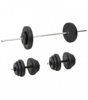 Barbell and Dumbbell with Plates 60 kg