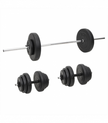 Barbell and Dumbbell with Plates 60 kg
