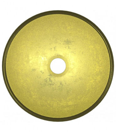 Basin Tempered Glass 30x12 cm Gold