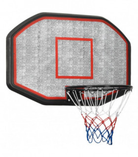 Basketball Backboard Black 109x71x3 cm Polyethene