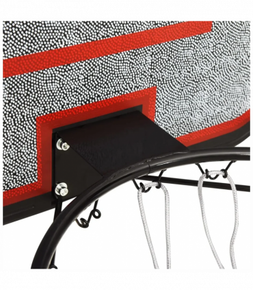 Basketball Backboard Black 109x71x3 cm Polyethene