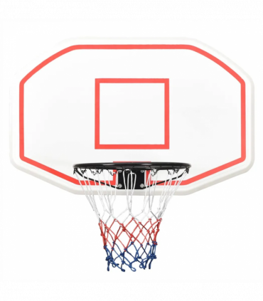 Basketball Backboard White 109x71x3 cm Polyethene