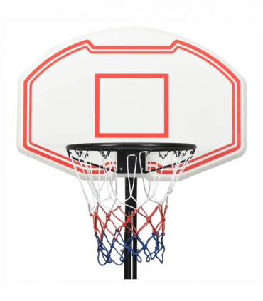 Basketball Stand White 237-307 cm Polyethene