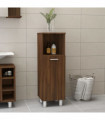 Bathroom Cabinet Brown Oak 30x30x95 cm Engineered Wood