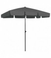 Beach Umbrella Anthracite 200x125 cm