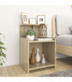 Bed Cabinets 2 pcs Sonoma Oak 40x35x60 cm Engineered Wood