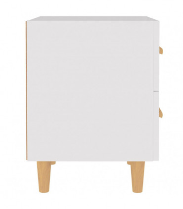 Bed Cabinets 2 pcs White 40x35x47.5 cm
