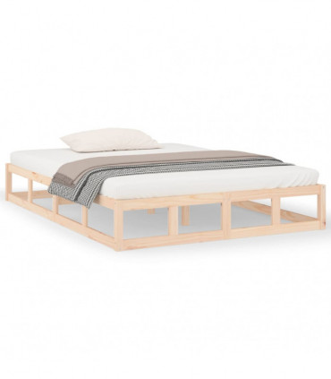 Bed Frame 120x200 cm Solid Wood