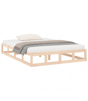 Bed Frame 120x200 cm Solid Wood