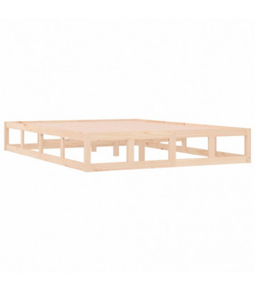 Bed Frame 120x200 cm Solid Wood