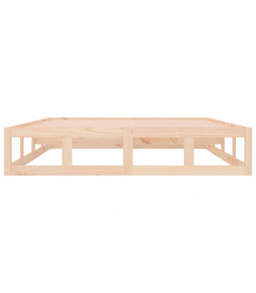 Bed Frame 120x200 cm Solid Wood