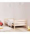 Bed Frame 80x200 cm Solid Wood Pine