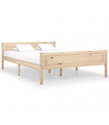 Bed Frame Solid Pinewood 120x200 cm