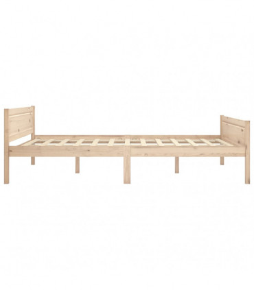 Bed Frame Solid Pinewood 120x200 cm
