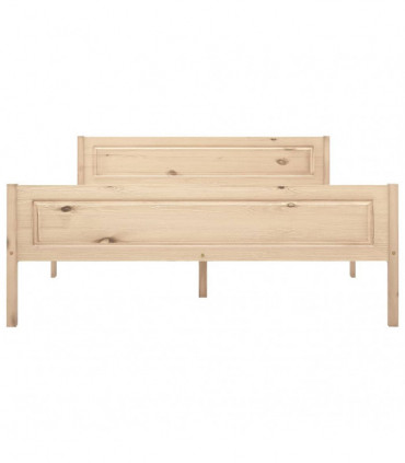 Bed Frame Solid Pinewood 120x200 cm