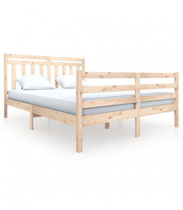 Bed Frame Solid Wood 160x200 cm