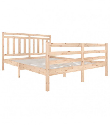 Bed Frame Solid Wood 160x200 cm