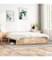 Bed Frame Solid Wood 180x200 cm 6FT Super King