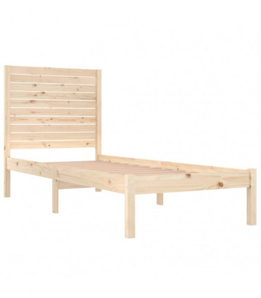 Bed Frame Solid Wood 90x190 cm 3FT6 Single