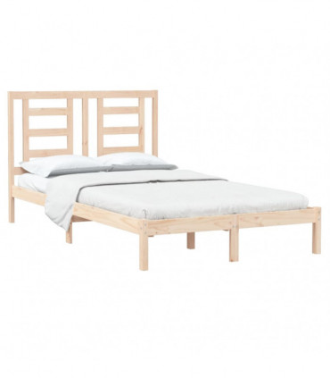 Bed Frame Solid Wood Pine 120x200 cm