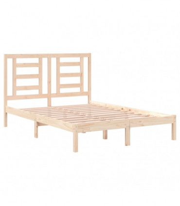Bed Frame Solid Wood Pine 140x200 cm
