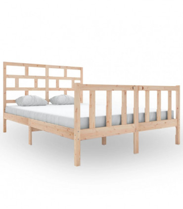 Bed Frame Solid Wood Pine 160x200 cm