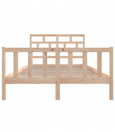 Bed Frame Solid Wood Pine 160x200 cm